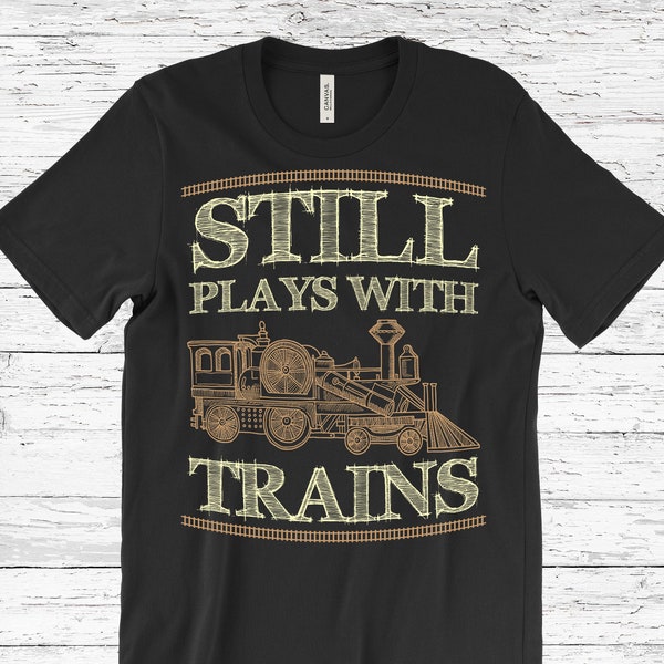 Train T-Shirt, Train T Shirts, Railroad Shirt, Train Tshirt, Train Gifts for Men, Train Engineer Gifts, Train Lovers Gifts, Locomotive shirt