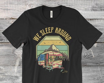 /'Keep calm and Camper van/' mens Funny Camping T-shirt S-XXL