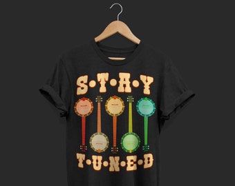 Banjo Vintage Retro Bluegrass Fans Music Instrument Banjo Player Gift T-Shirt, Musician Shirts, Genre Festivals, My Grass Is Blue Hoodie Tee