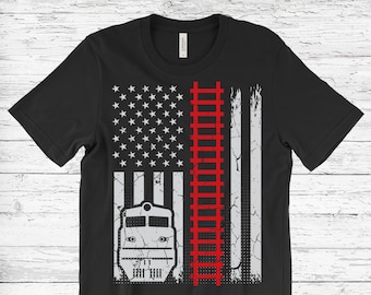 Train T-Shirt, Train T Shirts, Railroad Shirt, Train Tshirt, Train Gifts for Men, Train Engineer Gifts, Train Lovers Gifts, Locomotive shirt
