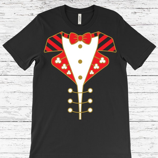 Ringmaster Costume T-Shirt, Circus Staff Carnival Vintage, Clowns Outfit, Tamer Taming Lover Gifts Tee, Birthday Children Party Present,