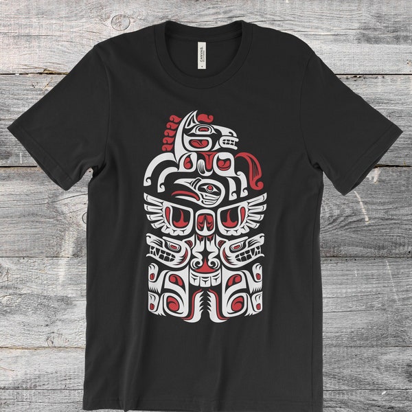 Native American Unisex T-Shirt, American Indian, Haida Shirt, Native American Art, Native America Shirt, Native Shirts, Native American Gift