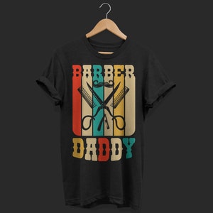 Barber Vintage T-Shirt, Barber Gift, Barber TShirt, Funny Barber Tee, Barber Shop, Barber School Shirts, Birthday Present, Father&#39;s Day, Dad