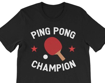 Fun-Shirt schwarz bedruckt TISCHTENNIS PROFI Fun-Shirt schwarz bedruckt TISCHTENNIS PROFI