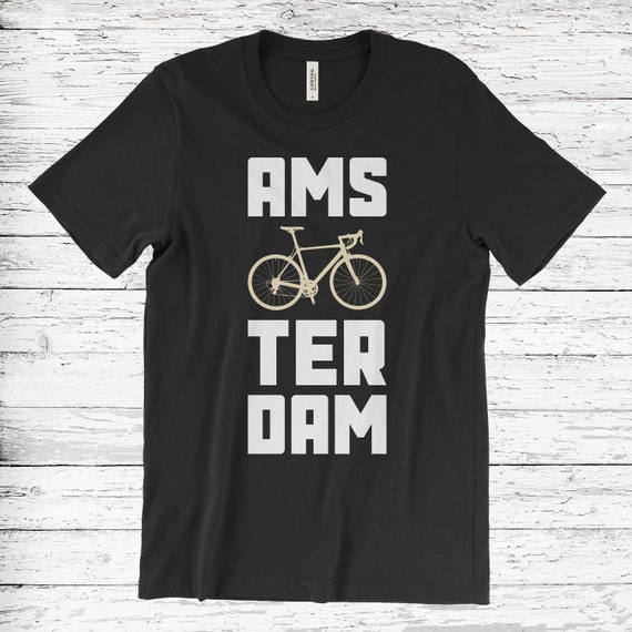 Amsterdam Gifts Bicycle Gift Cycling Netherlands Gifts Maglietta