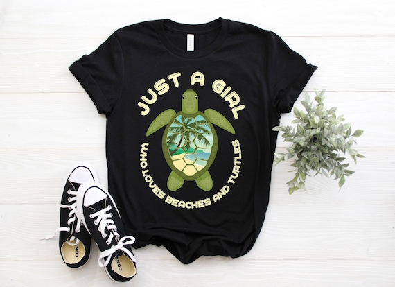 Just A Girl Who Loves Tortoises T-Shirt Funny Tortoise Tee Just A Girl Who Loves Tortoises T-Shirt Funny Tortoise Tee