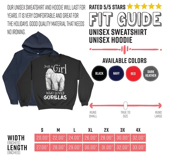 Just A Girl Who Loves Gorillas T-Shirt Animal Lover Gift Just A Girl Who Loves Gorillas T-Shirt Animal Lover Gift