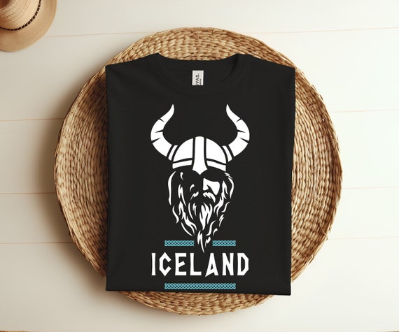 Iceland Viking T-Shirt, Perfect Gift TShirt Reykjavík Vikings Iceland Lover, Clothing Souvenir for Visit Iceland, Icelandic Vacation Shirt