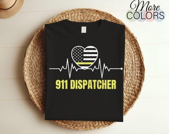 911 Dispatcher Dispatch T-Shirt, American Flag Gift, Operators, First Responder, 911 Worker Gifts, Emergency Services, Hero Dispatcher Shirt