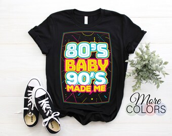 80s T-Shirt, 80s Costume Clothing TShirt, 80s T Shirts, 80s Party Tee, 80s Birthday Present Gift, 80s Vintage Retro, 80s Hoodie Tank Top,