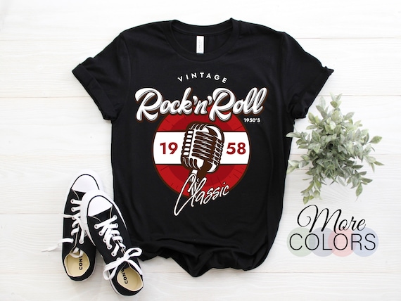 Rock And Roll Party 1950s Sock Hop Costume Rockabilly Tshirt Rock And Roll Party 1950s Sock Hop Costume Rockabilly Tshirt