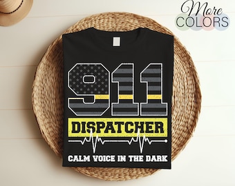 911 Dispatcher Dispatch T-Shirt, American Flag Gift, Operators, First Responder, 911 Worker Gifts, Emergency Services, Hero Dispatcher Shirt