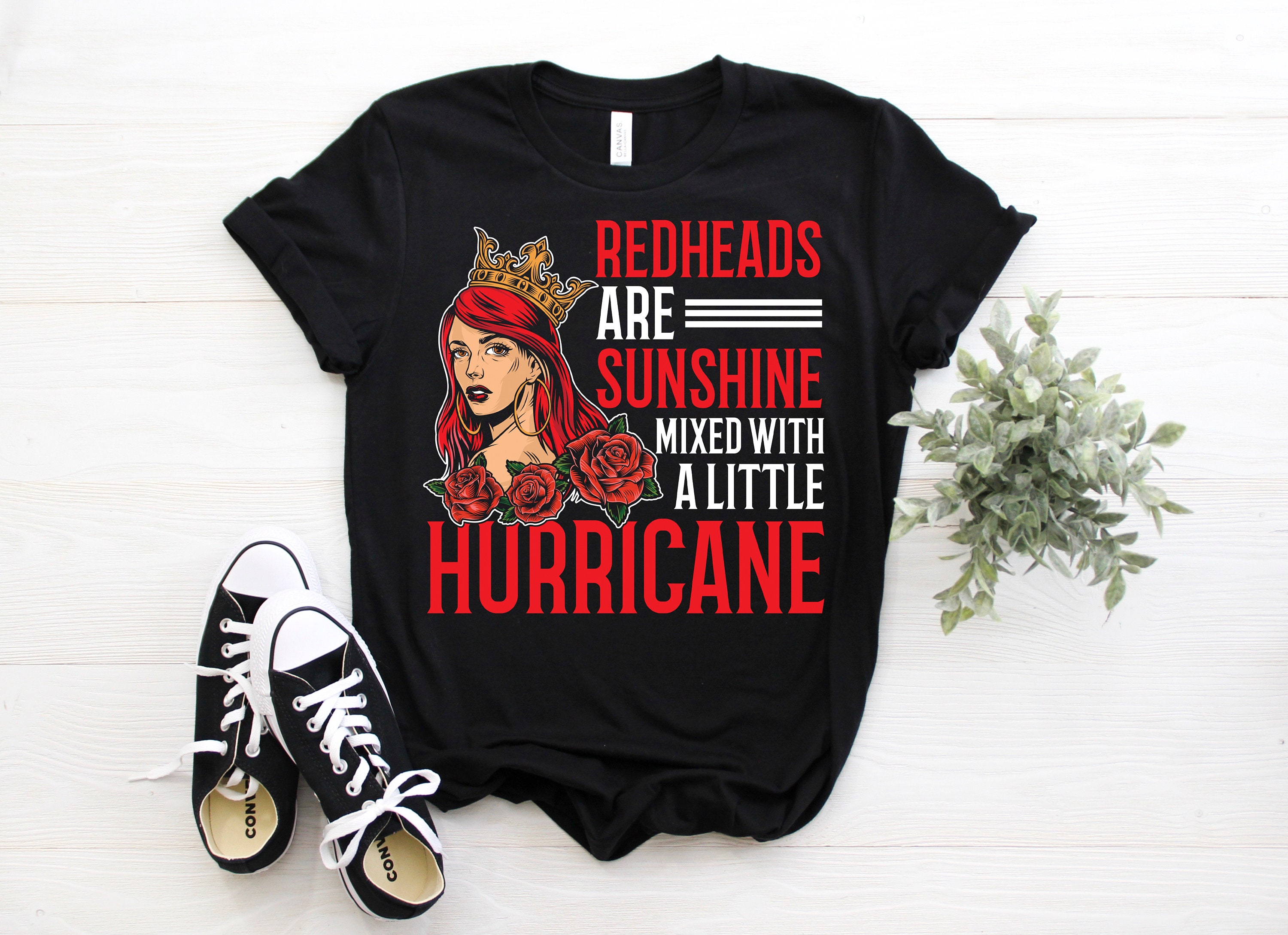 Redheads Are Sunshine Mixed With A Little Hurricane T-Shirt Redheads Are Sunshine Mixed With A Little Hurricane T-Shirt