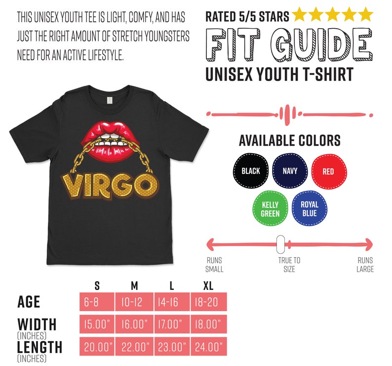 Virgo Girl Lips Horoscope Zodiac Astrological Sign Funny T-Shirt, Born On August 23 September 22 Gifts, Cool Virgo Birthday Present Tee image 7