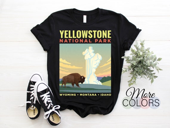 Vintage Yellowstone National Park Retro T-Shirt Vintage Yellowstone National Park Retro T-Shirt