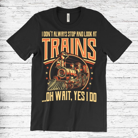 Train T-Shirt Vintage Retro Model Train Builder Gift Tee Train T-Shirt Vintage Retro Model Train Builder Gift Tee