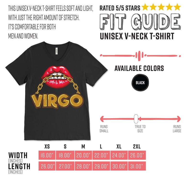 Virgo Girl Lips Horoscope Zodiac Astrological Sign Funny T-Shirt, Born On August 23 September 22 Gifts, Cool Virgo Birthday Present Tee image 4