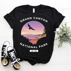 Grand Canyon Arizona Us National Park Travel Hiking Souvenir Gift T-Shirt, Vacation Traveling Visit Vintage Retro AZ USA Parks Shirts Hoodie