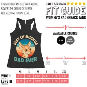 Best Chihuahua Dad Ever Vintage Cute T-Shirt, Chiwawa Dog Owner Gift, Funny Pet Puppy T Shirts, Birthday Christmas Costume, Father's Day, image 5