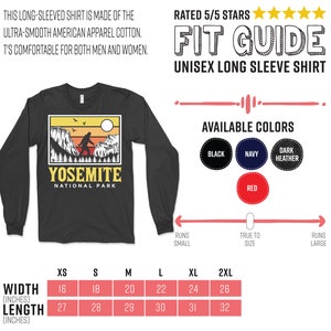 Yosemite National Park US T-Shirt, Bigfoot Sasquatch Yeti USA California Parks Lover Gift, Camping Hiking Travel Souvenirs, Birthday Present image 8