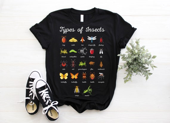 Future Entomologist Insect Chart T Shirt Bug Types Tee Future Entomologist Insect Chart T Shirt Bug Types Tee