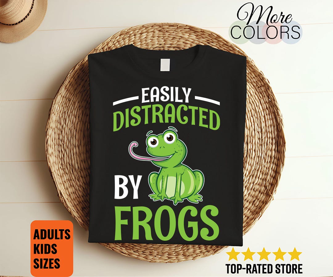 Frog Amphibians Cute Frogs Gifts Custom T-shirt, Funny Amphibians ...