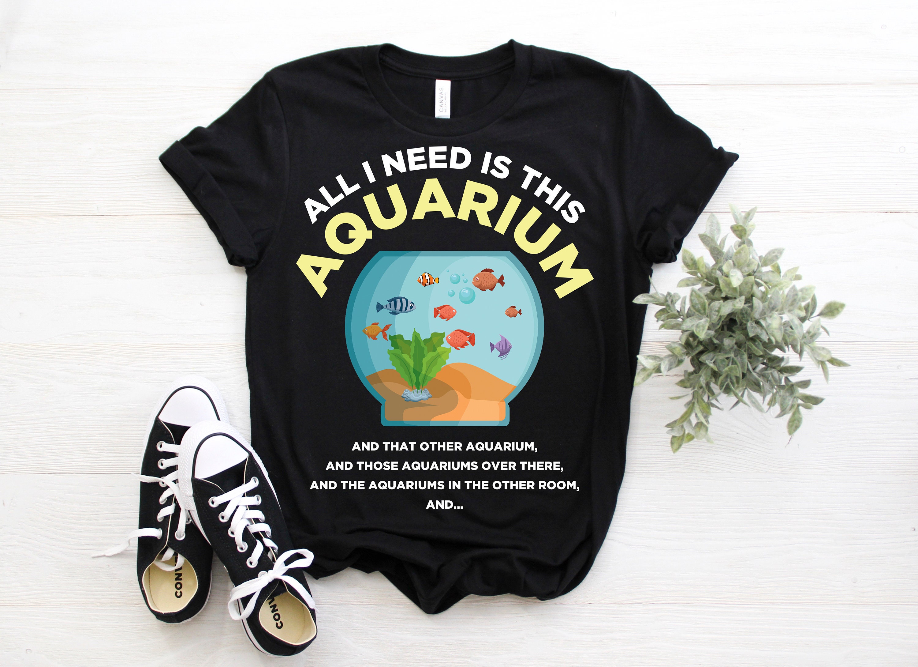 All I Need This Fishkeeping T-shirt Aquarists - Kong
