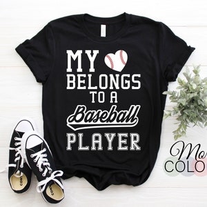 Baseball Mama T-Shirt, Baseball Mama, Baseball Shirts, Muttertag, Baseball Mom Tank Tops, Geburtstagsgeschenk, Baseball Spieler Freundin,
