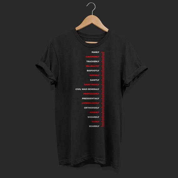 Beard Growth Chart T-Shirt, Awesome Beard Shirt Beard Growth Chart T-Shirt, Awesome Beard Shirt