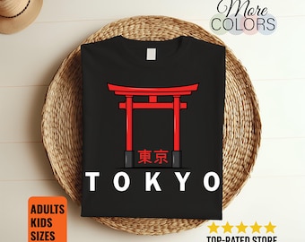 Tokyo Japan Tshirt Japanese City Graphic Tee Urban Streetwear Anime Travel Souvenir Culture Fashion Gift