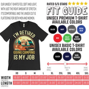 Camping-T-shirt, Rolig campingtröja, Campingpresenttröja, Camping-T-shirt, Campingälskare, Campinglinne, Campingluvtröja, Gåvor, bild 2