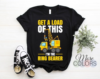 Wedding Shirts Ring Bearer Funny Truck Shirts Boys Men Gifts Wedding Shirts Ring Bearer Funny Truck Shirts Boys Men Gifts