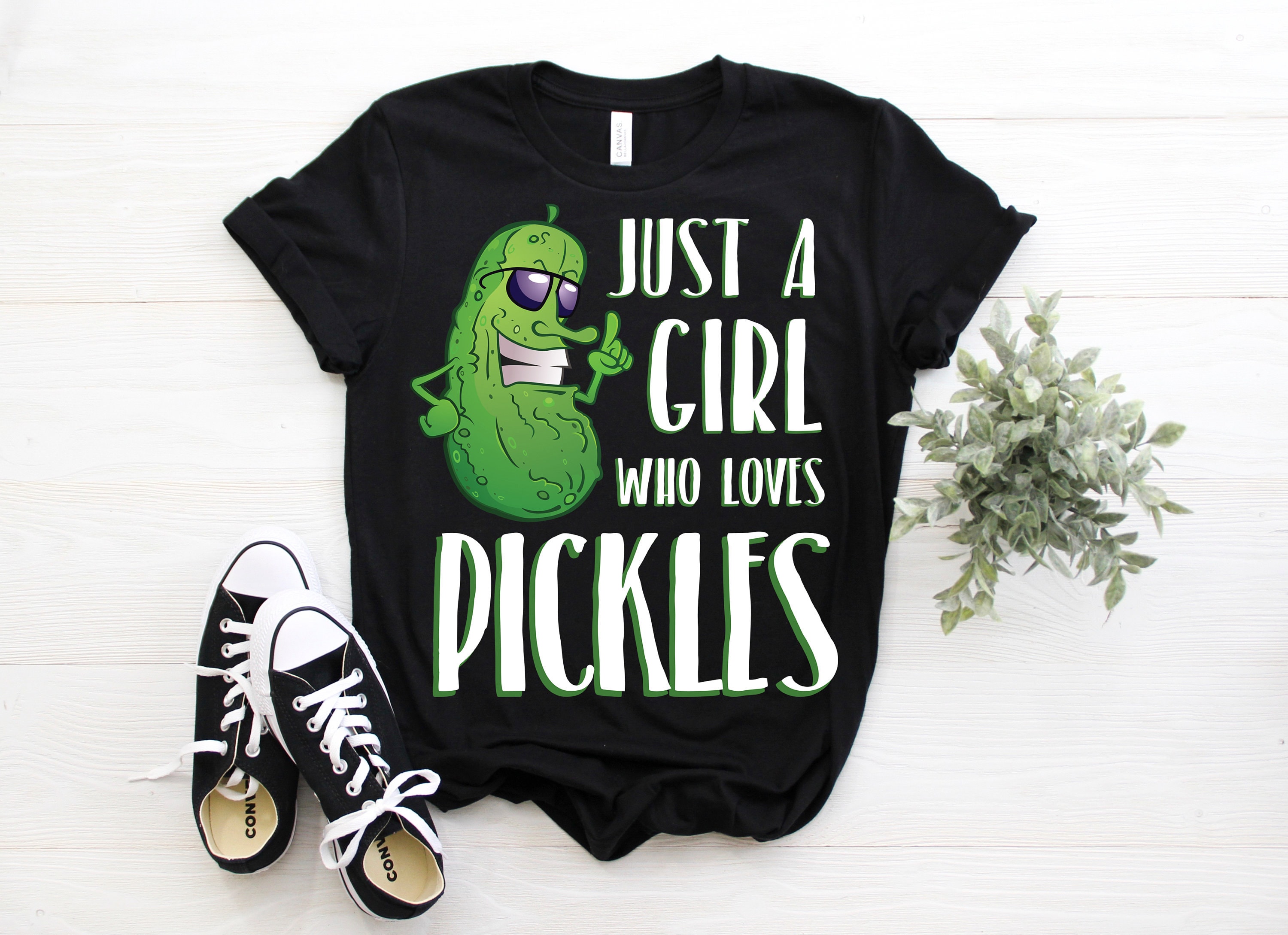 Just A Girl Who Loves Pickles Unique Pickle Gift Greeting Card for Sale by  JasKei-Designs