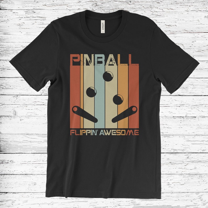 Pinball Arcade Tshirt Funny Retro Vintage Arcade Game Etsy