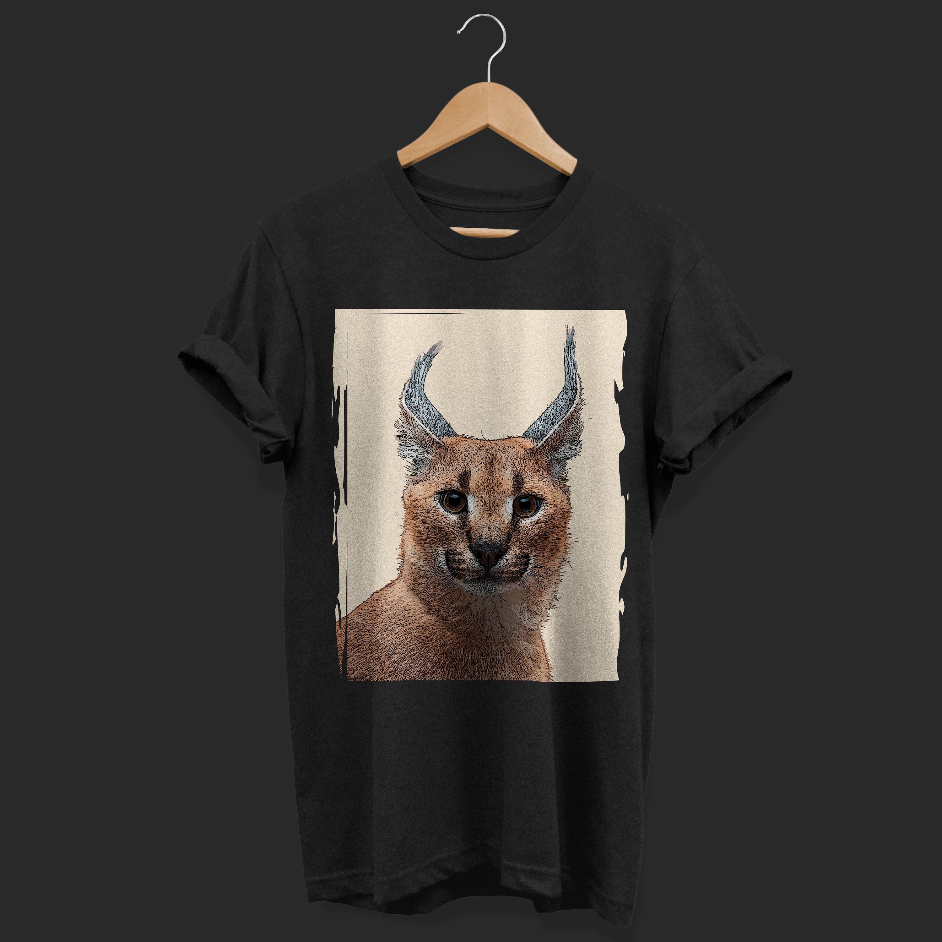 Big Floppa Is Calling Funny Caracal Big Cat Meme Kids Sweatshirt