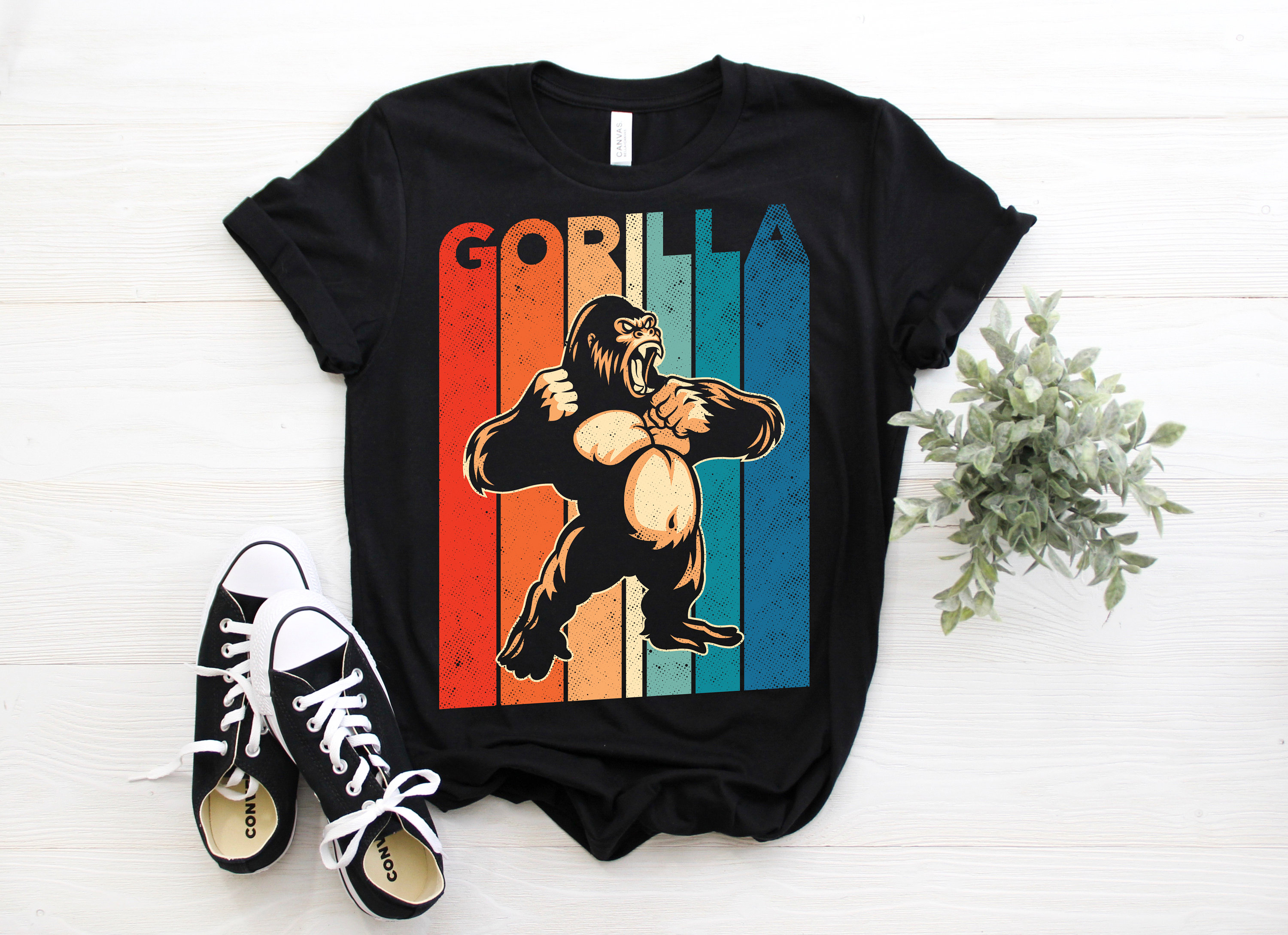 Funny Gorilla Full-Zip Hoodie - Gorilla Gifts for Men - Gifts for Monkey  Lovers - Athletic Heather, S at  Men's Clothing store