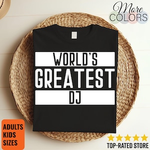 Dj T-Shirt, Old School Dj T Shirts, Dj Tanner TShirt, Gift for Dj, Disc Jockey Tee, Vinyl Record, Birthday Present, Dj hoodie, Headphones,