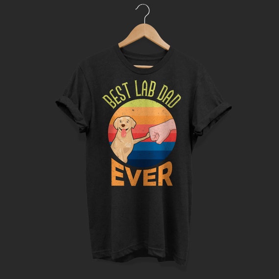 Best Lab Dad Ever Retro Vintage T-Shirt Best Lab Dad Ever Retro Vintage T-Shirt