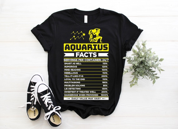 T-shirt Homme Verseau - Signe Astrologique, Horoscope - Coton, Coupe Regular