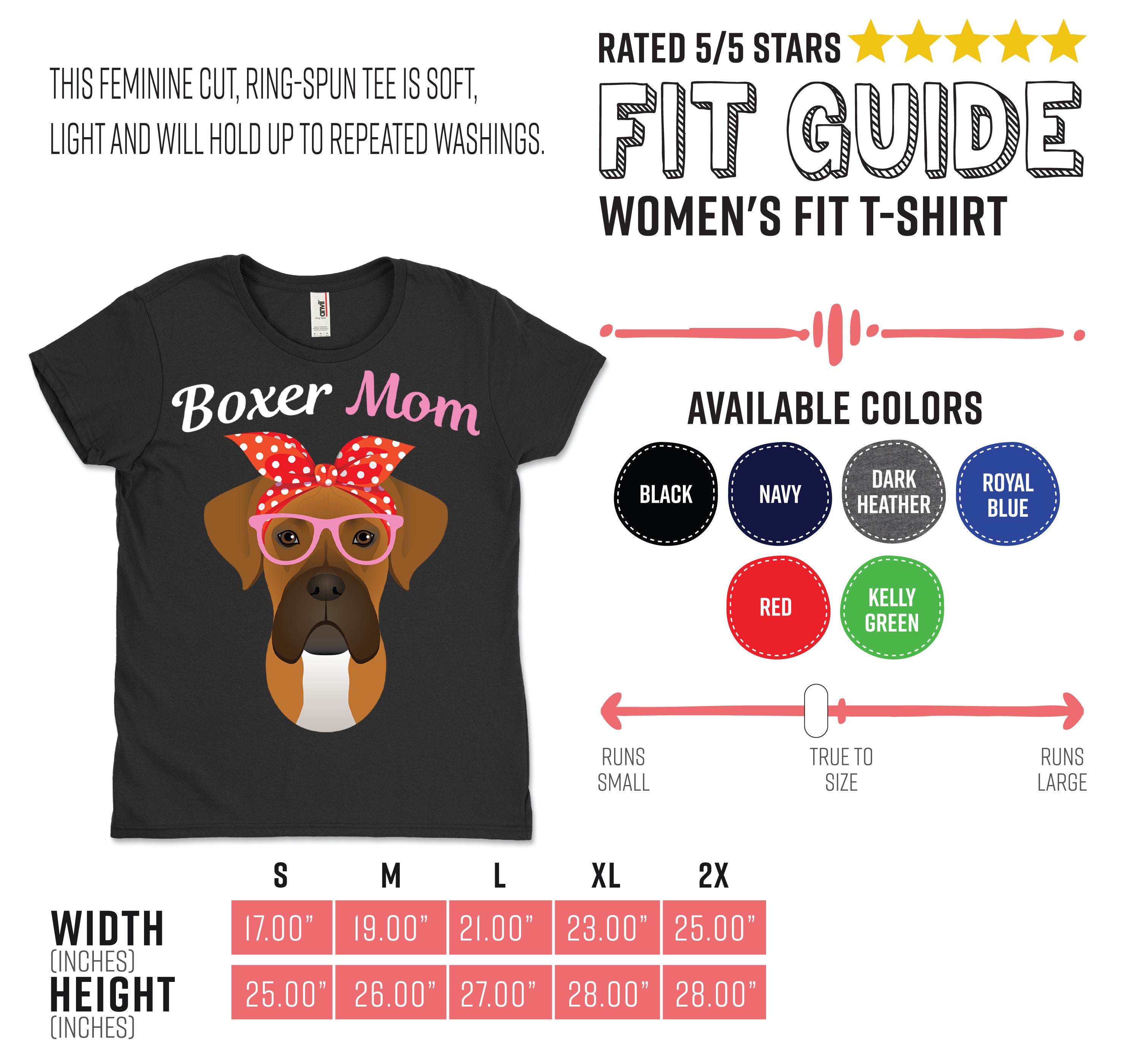 Boxer mom clearance shirts