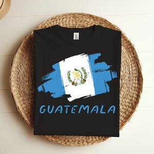 Drapeau guatémaltèque guatémaltèque T-shirt hommes femmes enfants, cadeau de déguisement de festival de fête, t-shirt cadeau d'anniversaire latina, jour de l'indépendance du Guatemala,