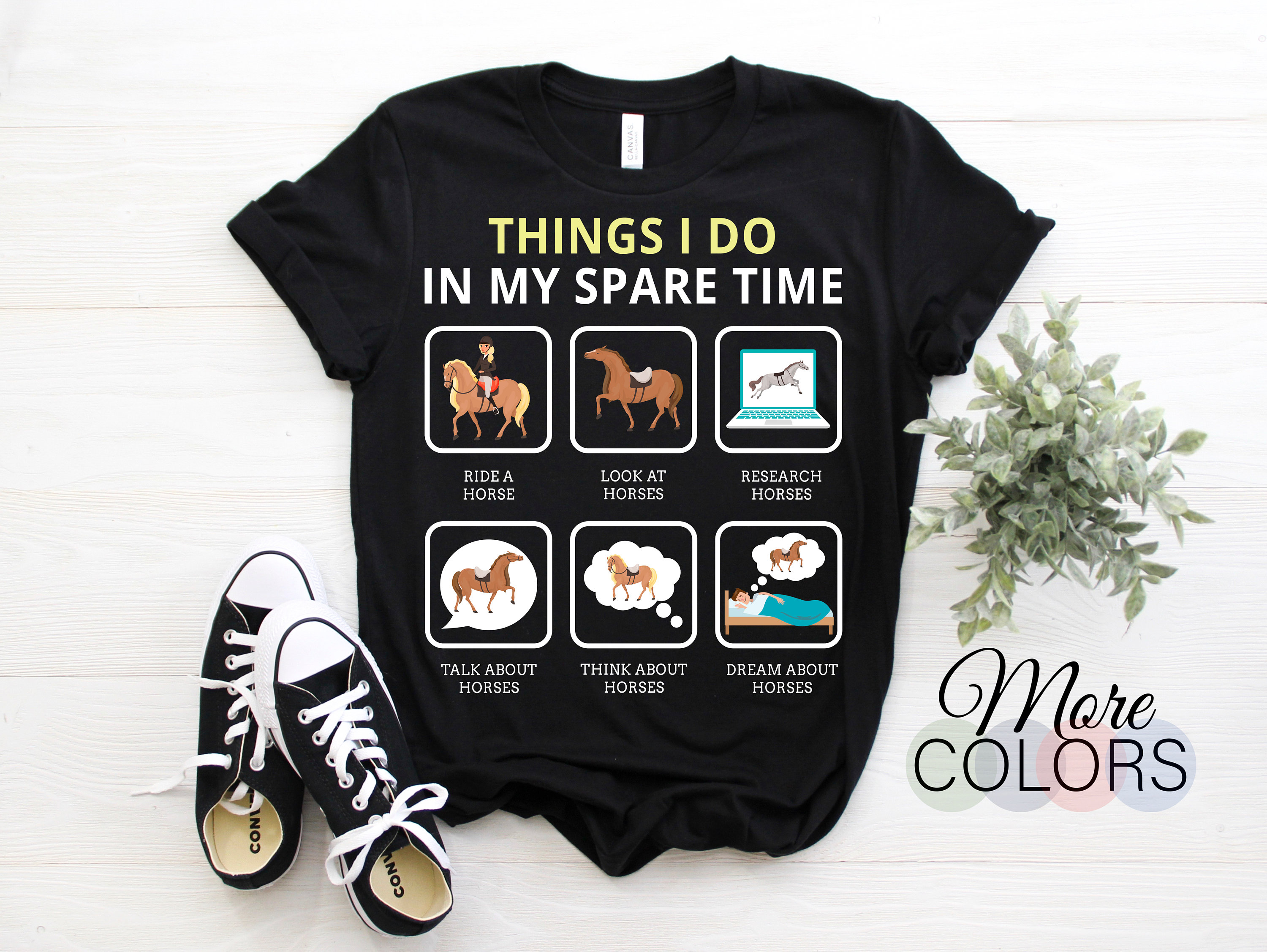 Things I Do Spare Horses T-shirt Equestrian - Etsy