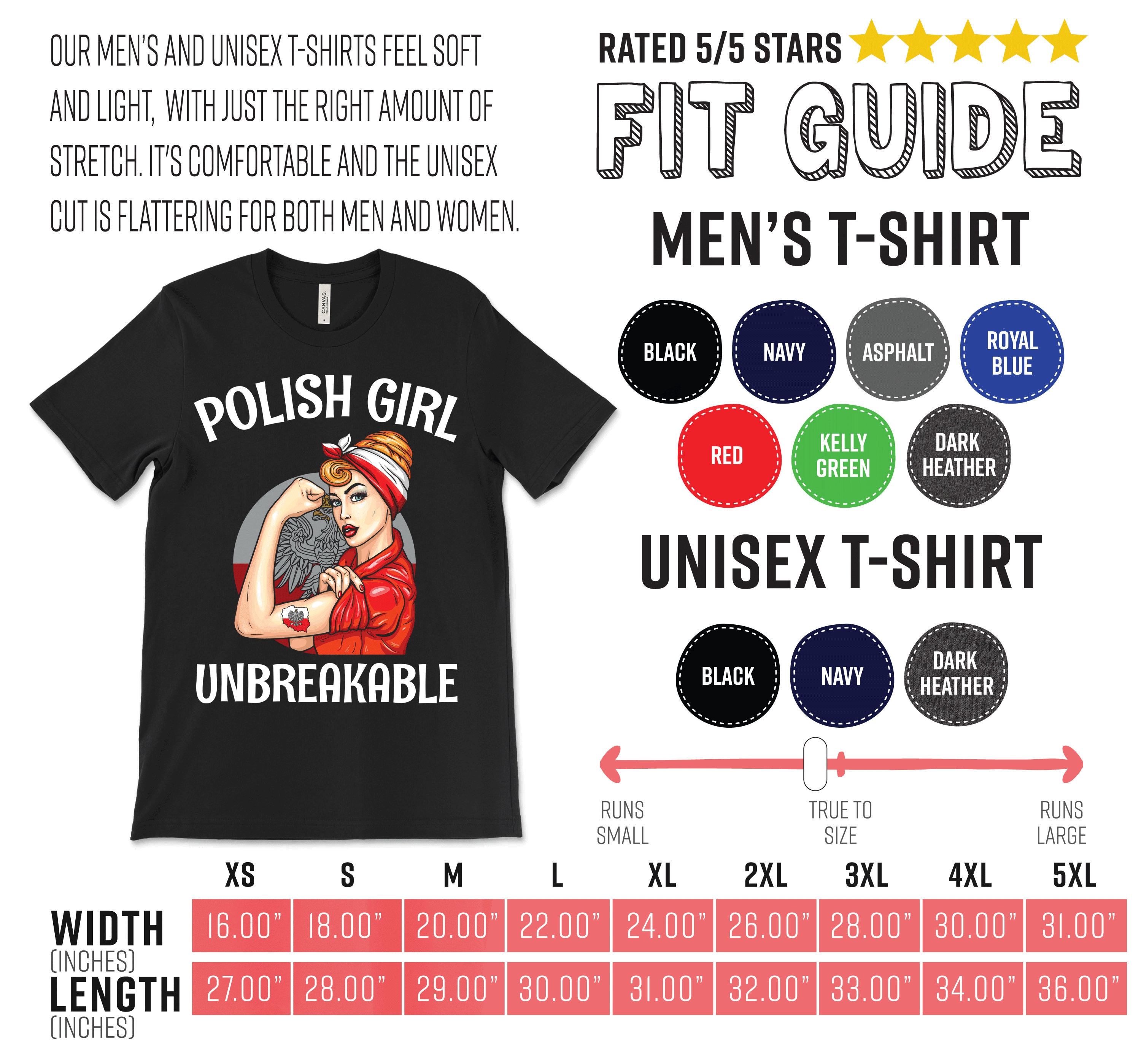 Polish Girl Unbreakable T-shirt Heritage Poland Flag Gift