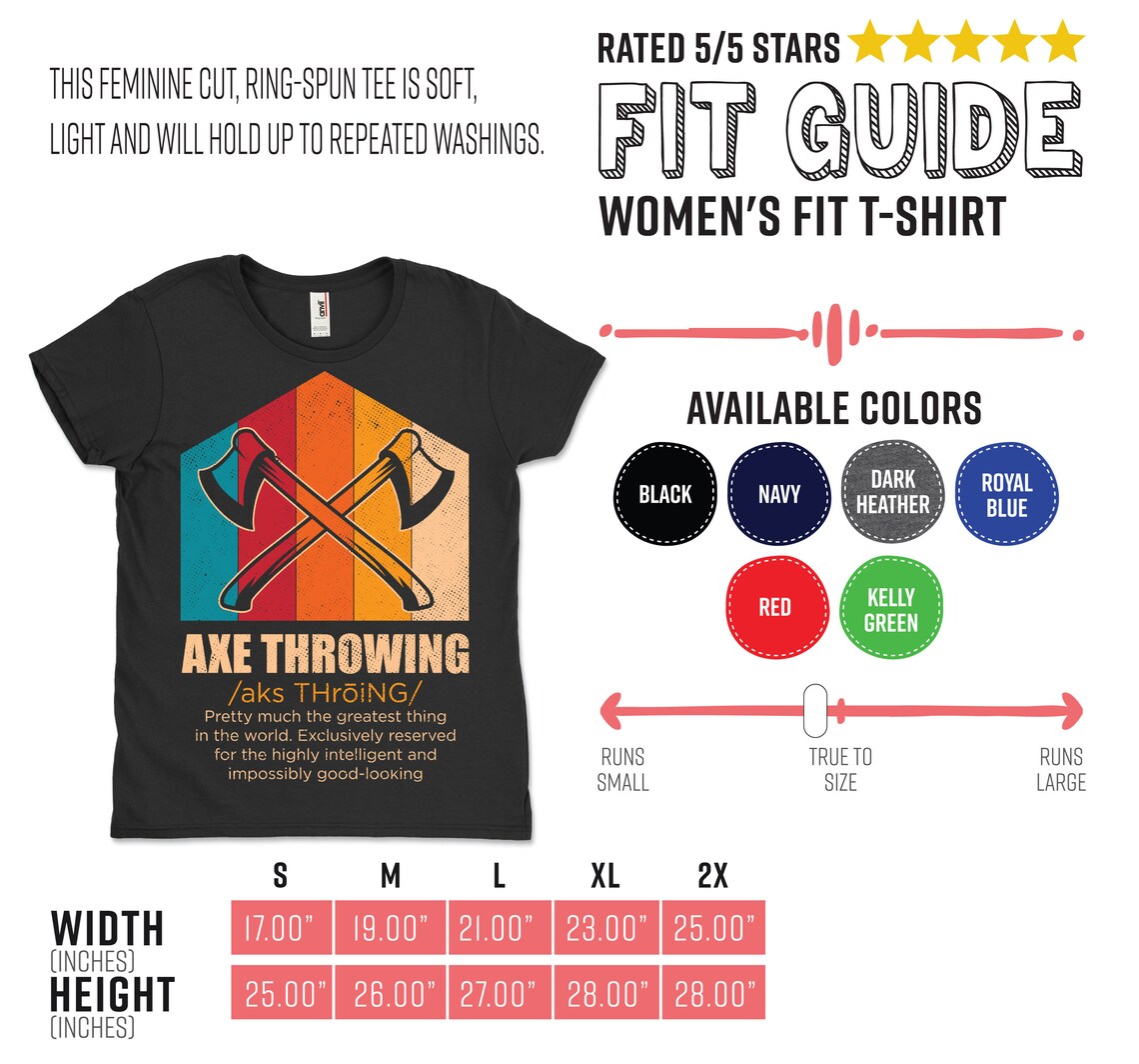 Axe Throwing Definition Funny Tshirt Axes Hatchet Thrower Etsy