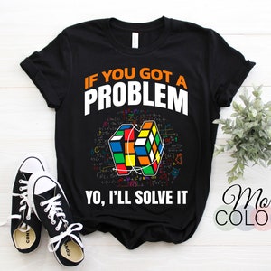 Problem Solved Rubic Cubes Shirt Funny Awesome Rubix Cube Problem Solved Rubic Cubes Shirt Funny Awesome Rubix Cube