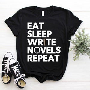 Writing T-Shirt, Writers Shirts, Writer TShirt, Funny Author Shirt, Novelist Shirt, Gift For Writer, Writer Tank Top, Journalist Tee Shirt,