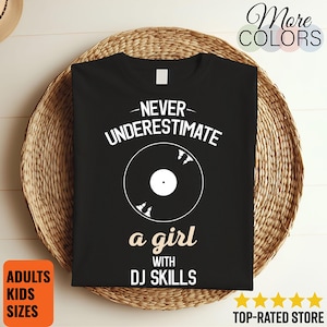 Dj T-Shirt, Old School Dj T Shirts, Dj Tanner T Shirt, Gift for Dj, Disc Jockey Shirt, Vinyl Record Shirt, Birthday Present, Dj hoodie,