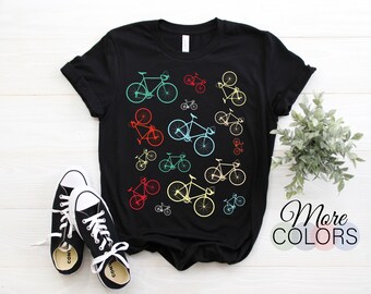 Camisa de bicicleta, camisa de bicicleta, bicicleta, camisa de ciclismo, camiseta de bicicleta, camiseta de bicicleta, camiseta de bicicleta, camiseta de bicicleta, bicicleta vintage, regalo de bicicleta,
