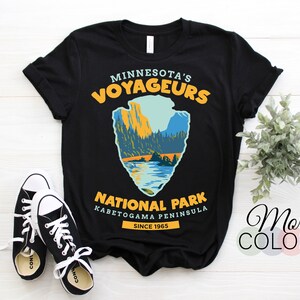 Voyageurs National Park US Vintage T-Shirt, USA Minnesota Parks Lover Gifts, Adventure Outdoors, Camping Hiking Travel Souvenirs Present,