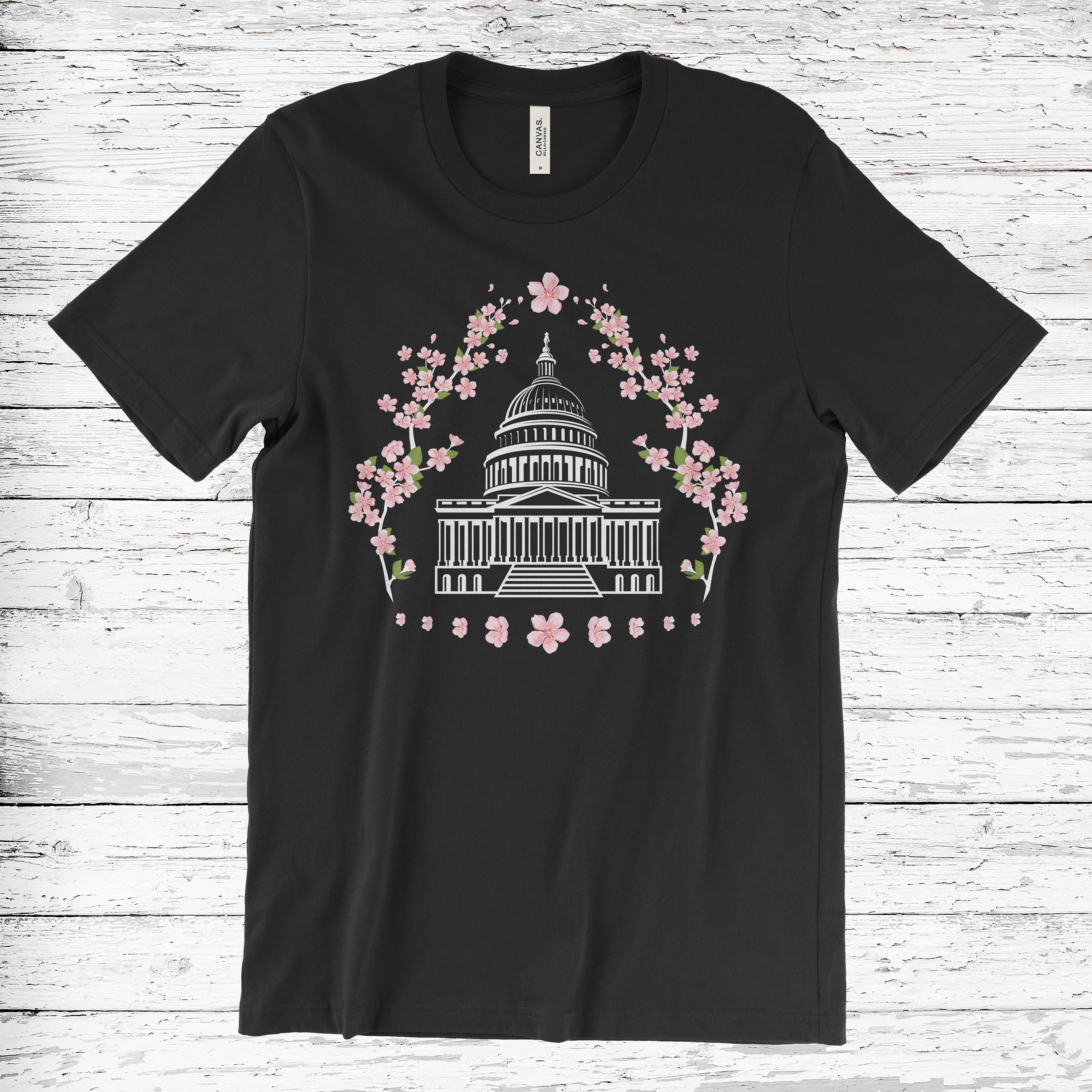 Washington DC Cherry Blossom T-shirt National Cherry Blossom 